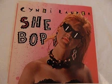 Cyndi Lauper "She Bop" PICTURE SLEEVE! MINT! PERFECT!! ONLY NEW COPY ON eBAY!