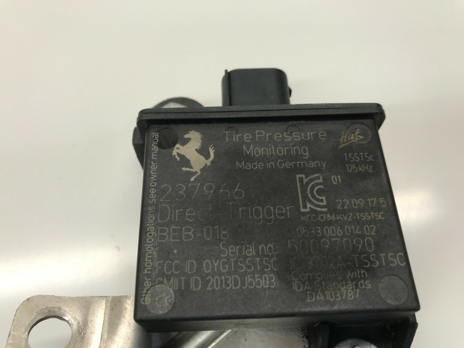 FERRARI 488 CALIFORNIA F12 FF TPMS SENSOR OEM 237966