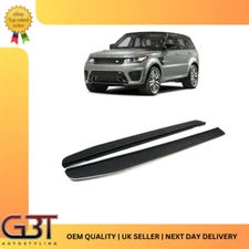 FOR RANGE ROVER SPORT SIDE STEPS RUNNING BOARD OEM STYLE BLACK/SILVER L494 2013+