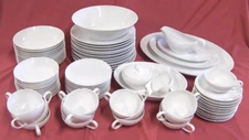 Fukagawa Japan Arita 700, Plain White China DINNERWARE, PER PIECE - Your Choice!