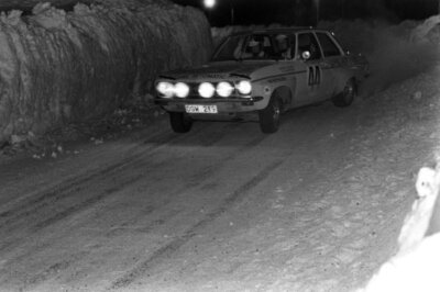Anders Kullang and Claes Goran Andersson Opel Ascona A 1973 Old Photo 1