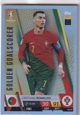 Topps Euro 2024 Match Attax Karte Golden Goalscorer GG9 Christiano Ronaldo GG 9