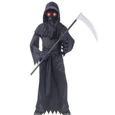 Boys Child Fade In Out Unknown Phantom Halloween Costume Size M 8 Robe Gown NWT