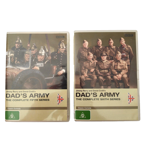 Dad's Army DVD Complete Series 5 + 6 BBC War Action Drama Comedy ! Region 4 VGC