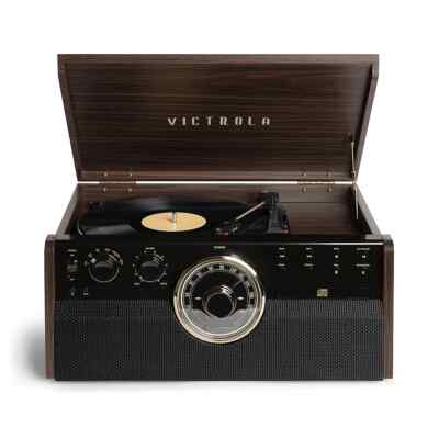 Brand New Victrola VTA-270B-ESP Bluetooth Wireless Empire 6-IN-1