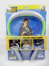 Lizard Neck Book Reading Light, Flexible 9 Brightness & Color Settings NEW