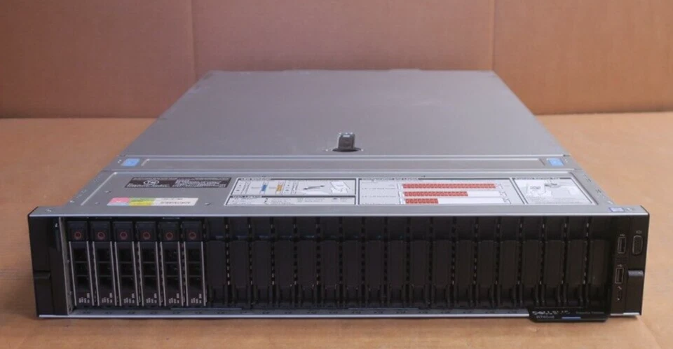 Dell PowerEdge R740xd 2x 8C Silver 4110 192GB Ram 6 x 1TB SSD 24-Bay 2U Server - Image 2 of 3