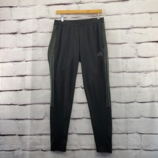 ADIDAS PRIMEGREEN Track Pants Womens Small Athletic Zip Ankles Mesh Sides