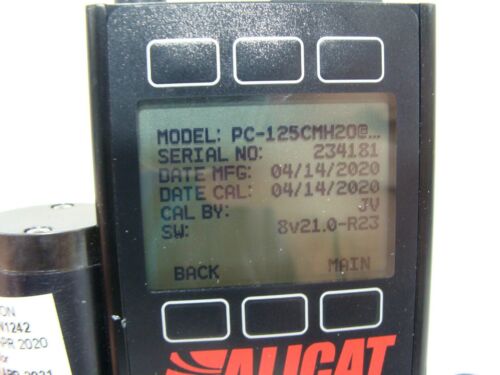 Alicat Scientific PC Series Pressure Controller PC3-1PSIG-D-I-PCV10/5P 125cm H2O - Picture 2 of 6