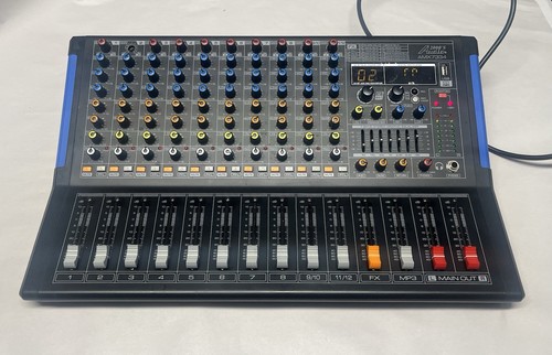 Audio2000’s AMX7334 12-Channel Professional Audio Mixer