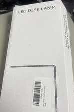 White crown LED Desk Lamp Dimmable Table Lamp Reading Lamp, USB Charging Port