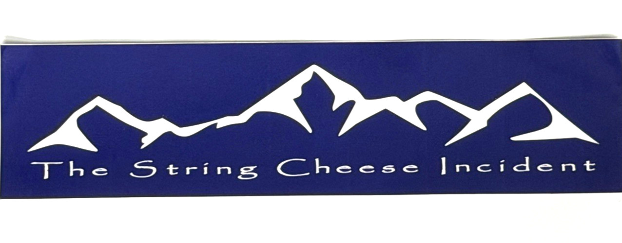 Mountain Logo Bumper Sticker 12” Sci Decal
