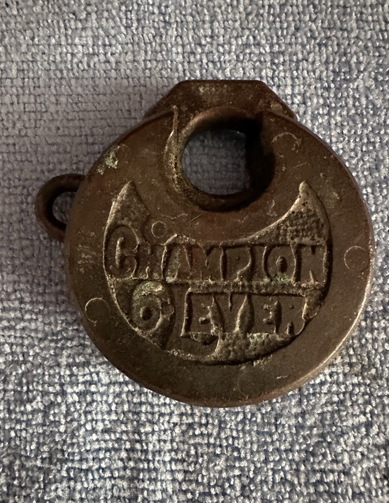Antique Champion Padlock - Made In USA - Miller Mfg Co