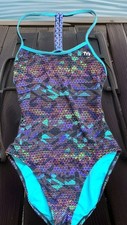 Women's TYR Dixie Braidfit One Piece Durafast Performance UPF 50 Swimsuit