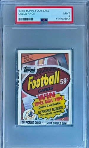 1984 Topps Football Cello Pack - PSA 9 MINT!