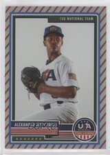 2023 Panini USA Baseball Stars & Stripes Prizm Alexander Mercurius #33 0y59