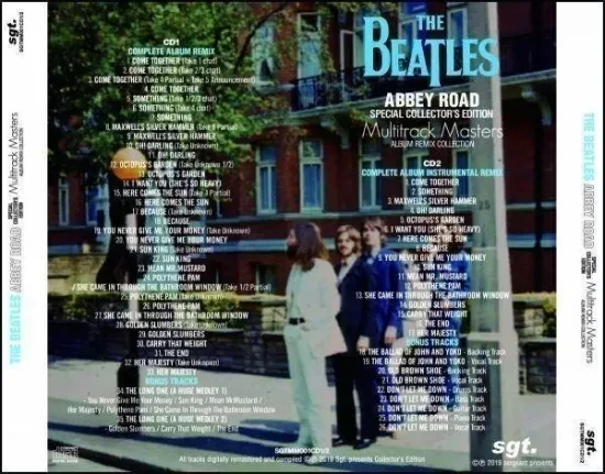 THE BEATLES ABBEY ROAD: SPECIAL COLLECTOR'S EDITION= MULTITRACK MASTERS 2CD NEW - Image 2 of 4