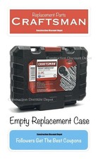 Craftsman Replacement 14 Drive Ratchet And Socket Case Sae Empty Case Craftsman Replacement 14 Drive Ratchet And Socket Case Sae Empty Case
