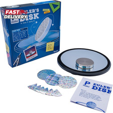 Toysmith Euler'S Disk Physics Science Desk Toy, Chrome, 3 Inches