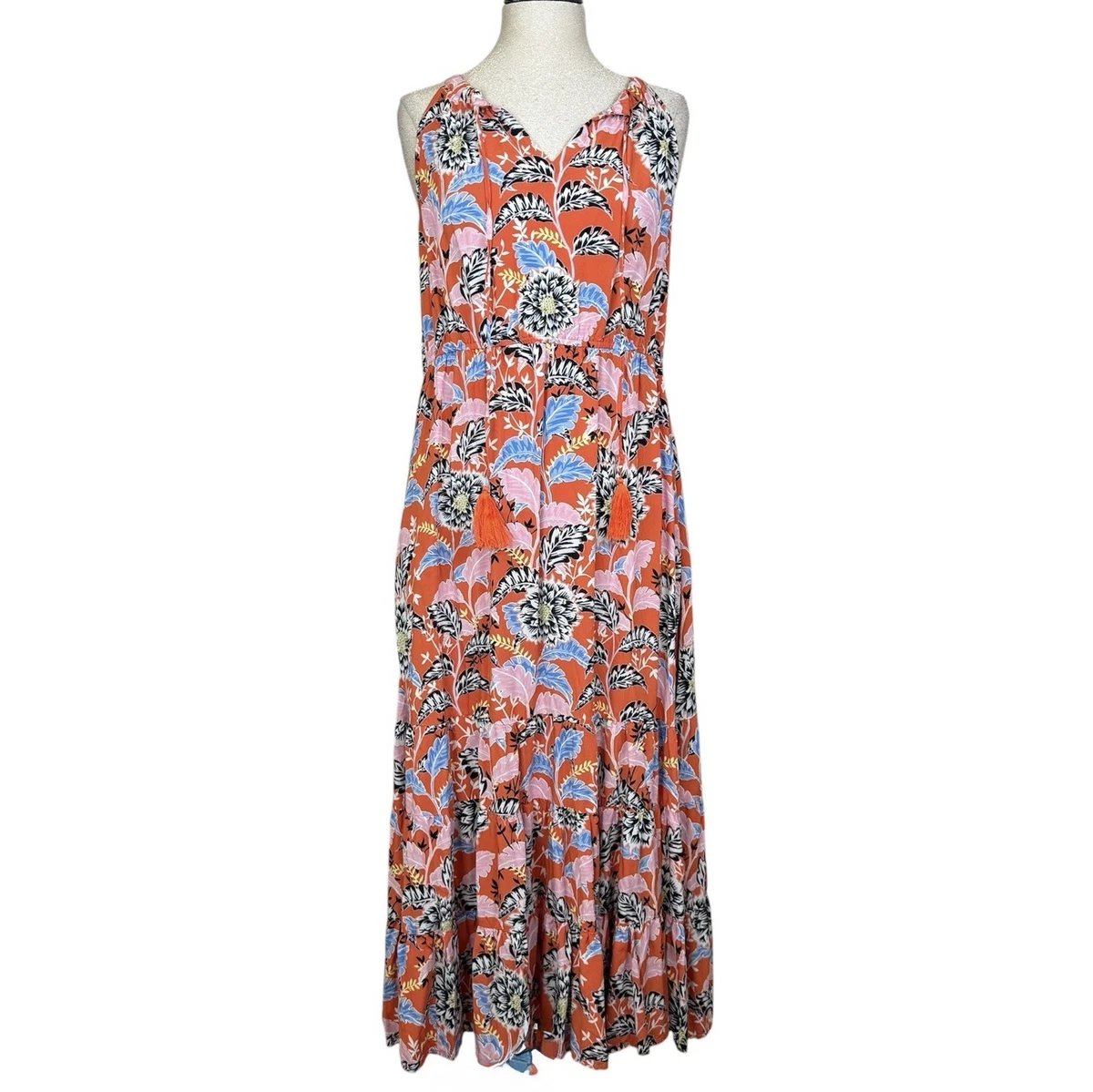 knee length dresses for ladies Sundance Mocha Printed Maxi Dress - M Size - Women's Dresses main image 0