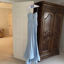 Light Blue Prom Dress Size 4 W Collection Wolsfelt  s