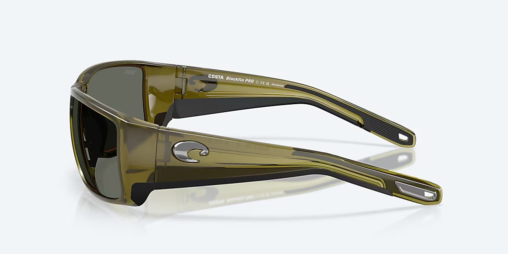 NEW Costa Del Mar BLACKFIN PRO POLARIZED Sunglasses Seagrass / Gray Glass 580G