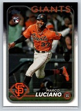 2024 Topps #232 Marco Luciano RC - San Francisco Giants