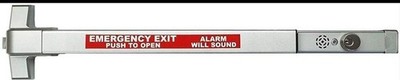 Dynasty Hardware Panic Exit Device with Alarm Aluminum
