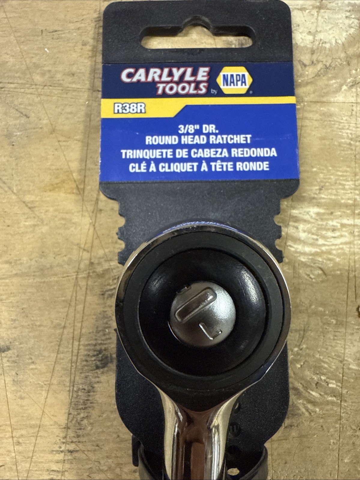 Napa Carlyle Tools 3/8" Drive Round Head Quick Release Ratchet R38R Lifetime