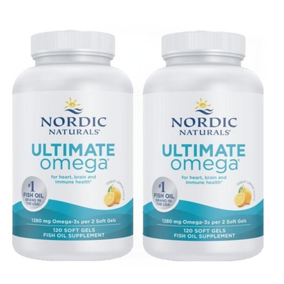 #ad Nordic Naturals Ultimate Omega Lemon 1280mg Softgels 120 CountEXP 7 2027 $23.00