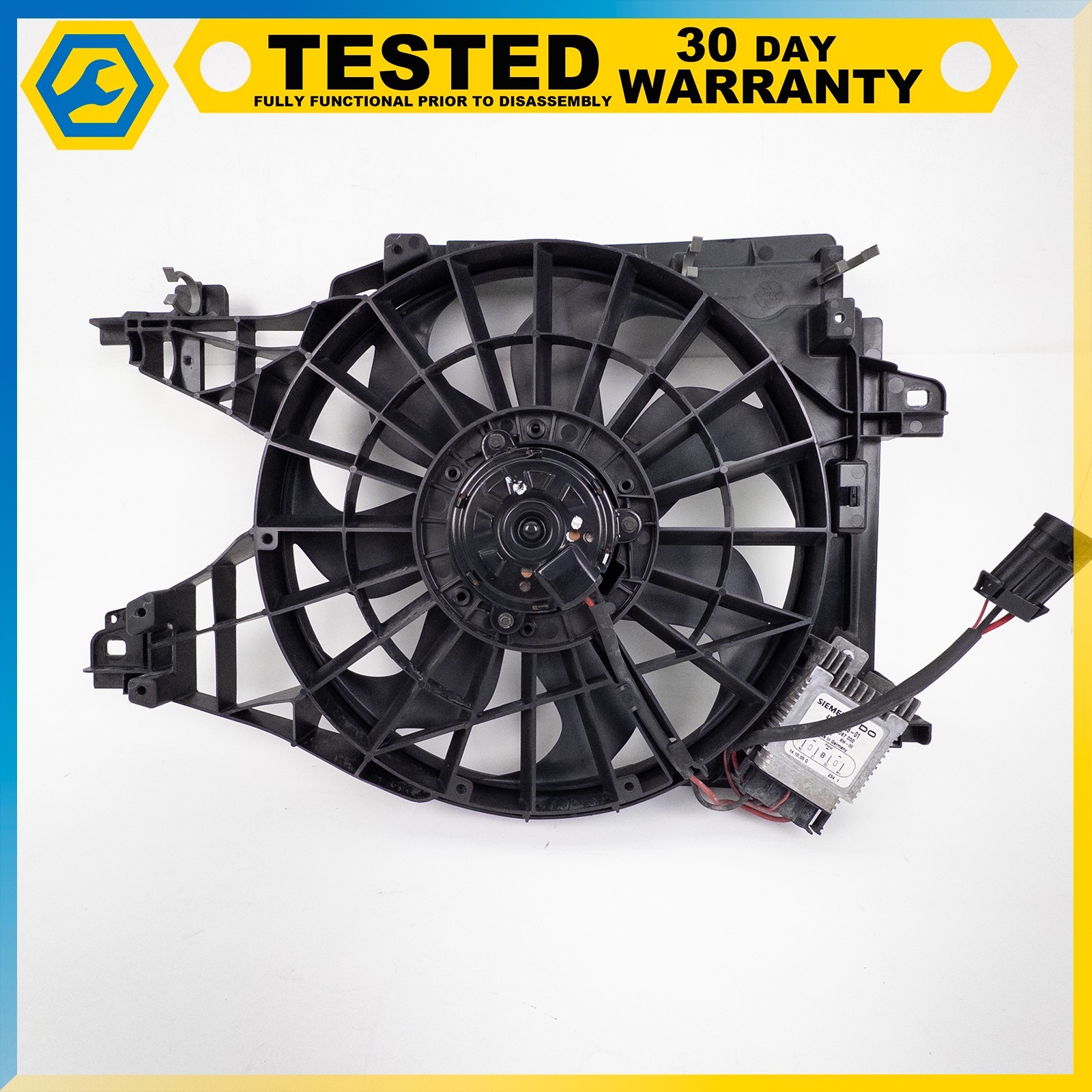 05-13 CHEVROLET CORVETTE C6 XLR ENGINE COOLING FAN ASSEMBLY SHROUD OEM
