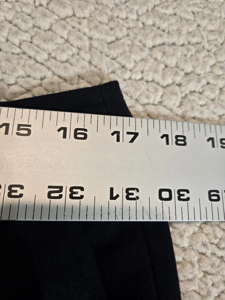 Conjunto blazer/pantalón Linda Allard Ellen Tracy para mujer talla 14 negro/azul marino oscuro oficina Foto 4 de 4