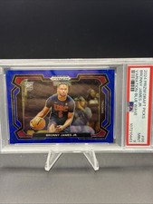 2024 Prizm Draft Picks Bronny James Jr. Variation Blue RC 💎 060/249 🔥PSA 10 💎
