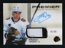 2024 Premier Acetate Rookie Horizontal 45/99 Frank Nazar #HR-FN Patch Auto 4k5
