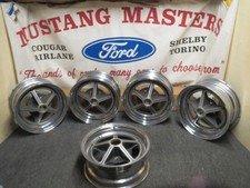 14x6 Chevy 5 On 4 34 Pattern Kelsey Hayes Magstar Rims 5 Wheel Set Driver1 Free