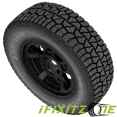 1 Sumitomo Encounter AT2 245/70R17 119/116S All Terrain 3PMSF 10 PLY 65K Mileage