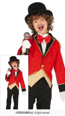 Kinder Ringmaster Kostüm Jungen Zirkus Kostüm Outfit Welttag des Buches 5-12