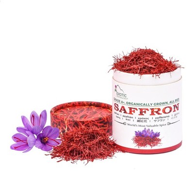 EXOTIC BioNaturals Saffron | Super Negin Grade A+ Saffron Spice | Non-GMO Ver...