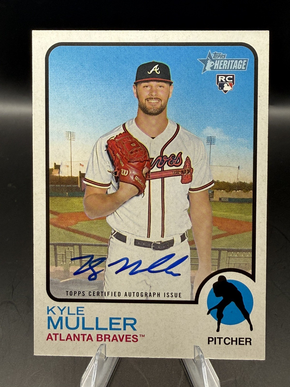 2022 Topps Heritage - Kyle Muller Rookie Real One Auto #ROA-KM Braves (RC)
