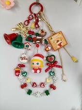 New Authentic Pop Mart Christmas Party Molly Bean Phone bag Charm Type2