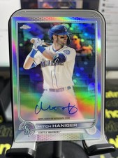 2022 Topps Chrome - Chrome Veteran Autographs Mitch Haniger #CVA-MH Refractor...