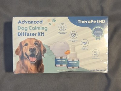 TheraPetMD Advanced Dog Calming Diffuser Kit, 1 Diffuser 2 Refills, 48ml 30 Days