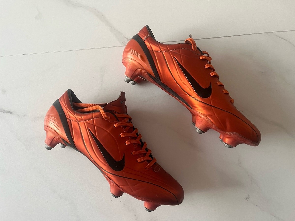 Nike Mercurial Vapor 1 Orange Rare Football Boots Classic Retro VGC Uk 9 | eBay UK