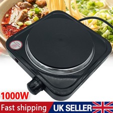 Electric Hotplate 1000W Portable Kitchen Table Top Cooker Stove Single Hot Plate