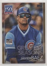 2019 Topps Update 150 Years of Professional Baseball Gold 5/50 Javier Baez 0jq8