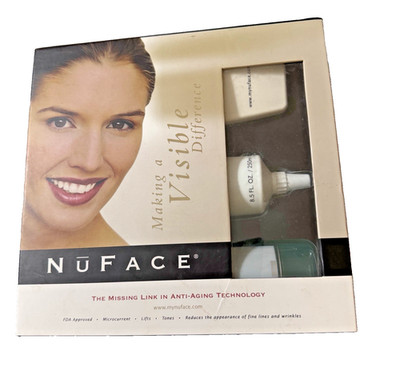 Nuface Carol Cole Microcurrent Toner For Lifting & Toning Face Set Step 1 NOS