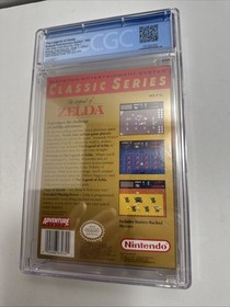 Legend of Zelda Classic Series (Nintendo NES) CGC 9.0 Con Complete