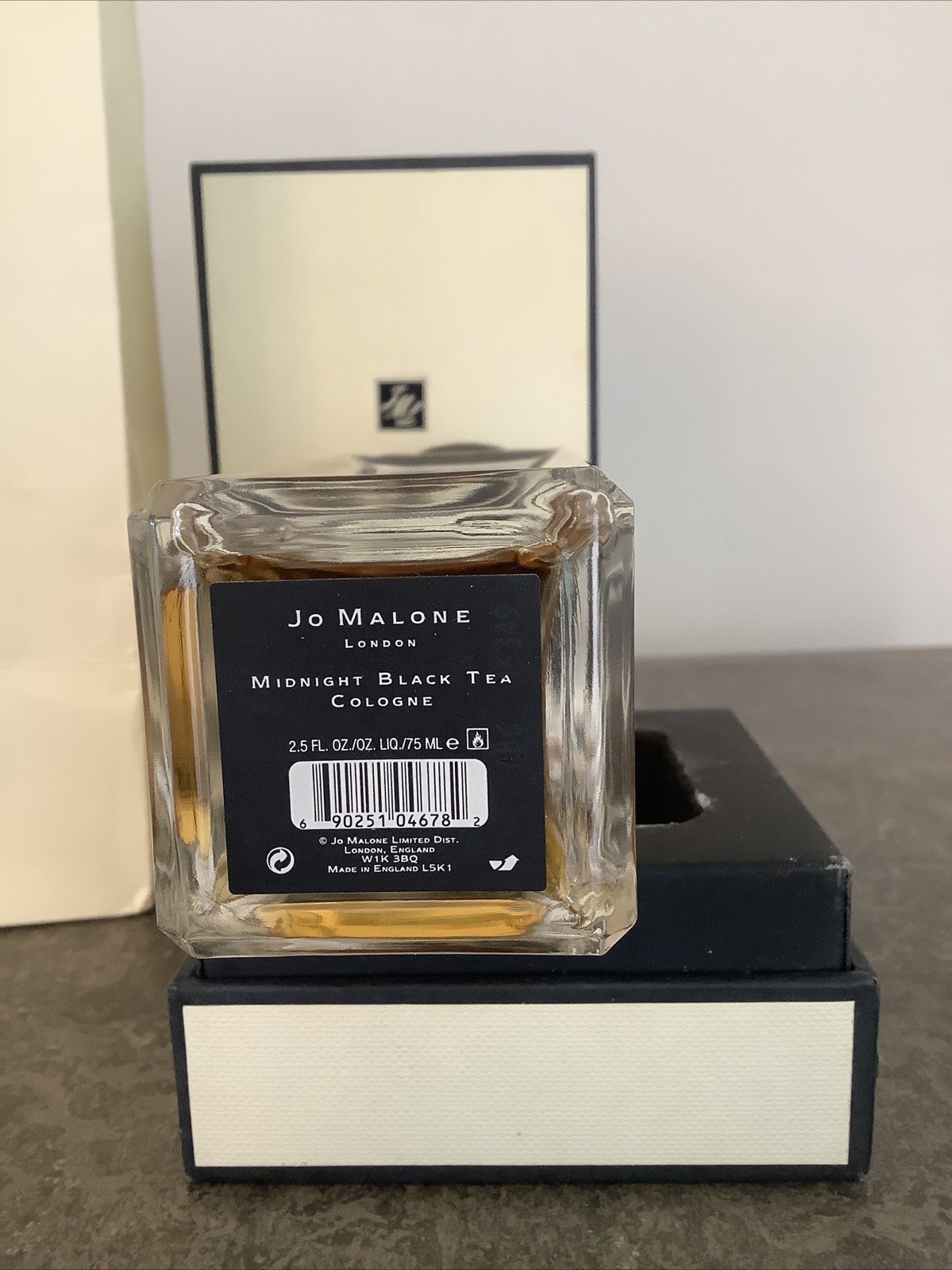 Jo Malone Midnight Black Tea Cologne 75ml Brand New With Box And Bag image 3