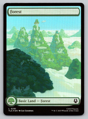FOIL Forest 291 Full Art Land - MTG Avatar: TLA | eBay