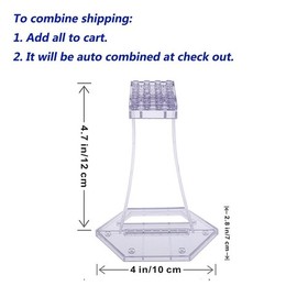 Display Stand for LEGO 75256 75104 Kylo Ren's Command Shuttle, stand only.